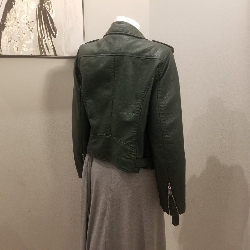 Ci Sono Leather Jacket. View 3